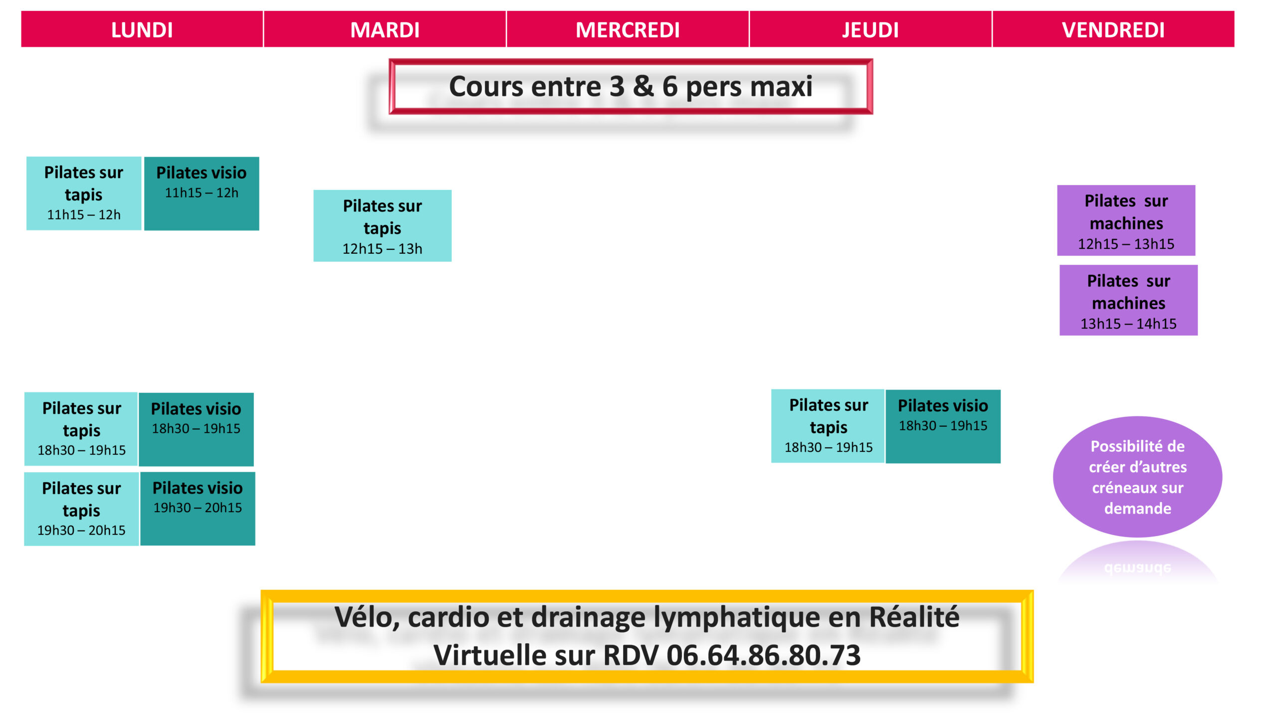 Présentation PowerPoint planning de réservation de cours